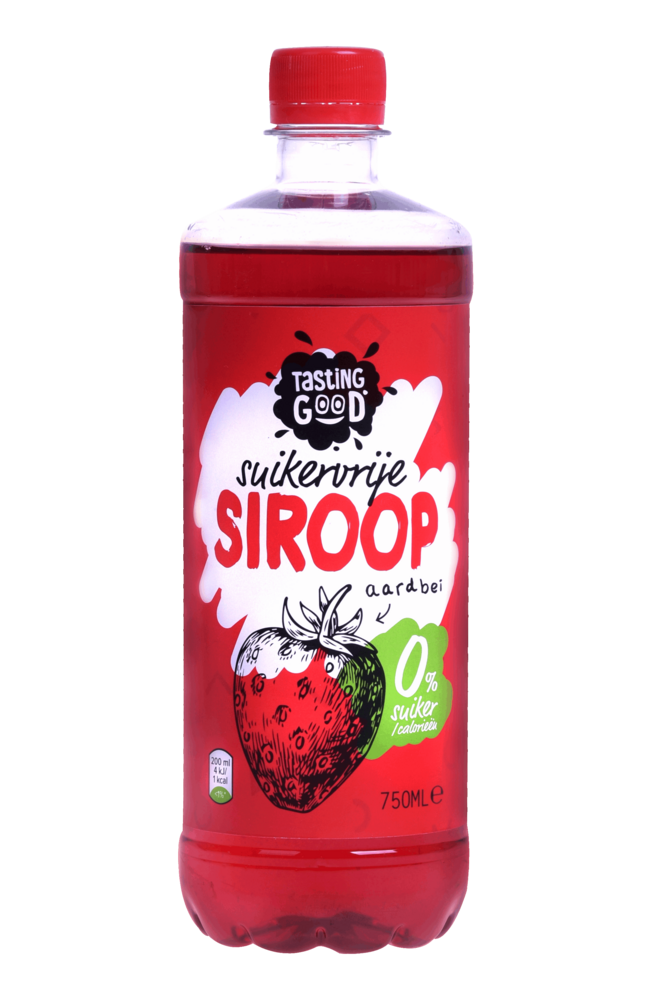 Limonadesiroop Aardbei suikervrij 750ml
