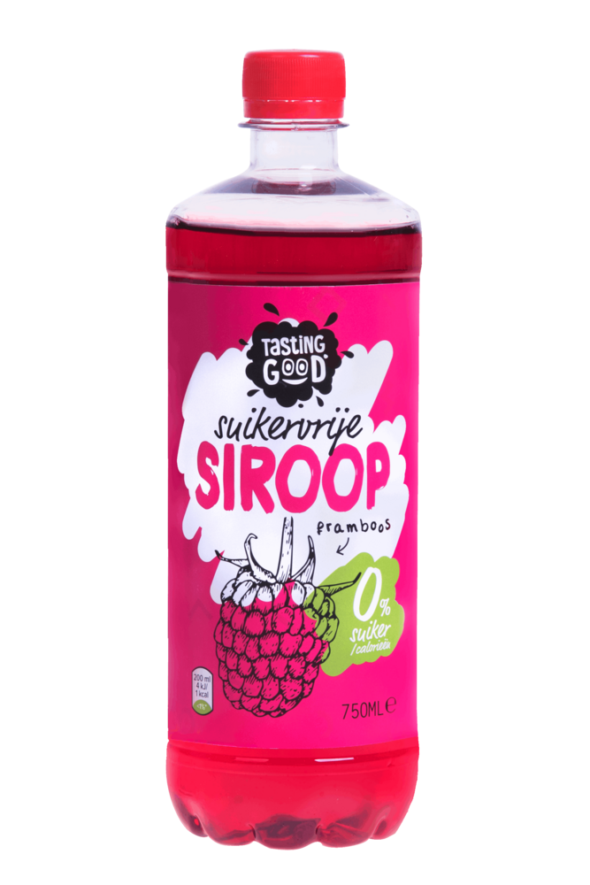 Limonadesiroop Framboos suikervrij 750ml