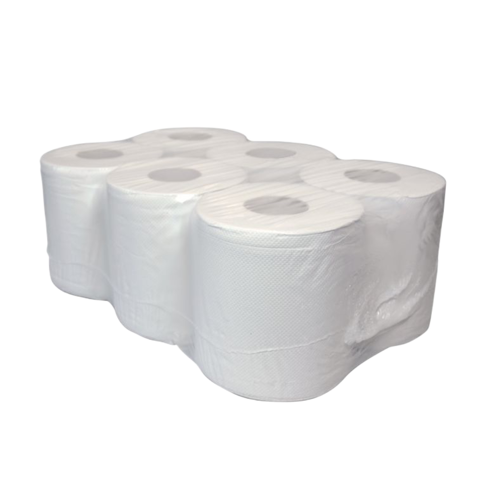 Poetsrollen 2lgs Wit Midi Tulp