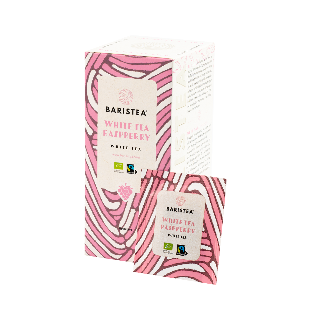 BARISTEA White Tea Raspberry BIO Fairtrade