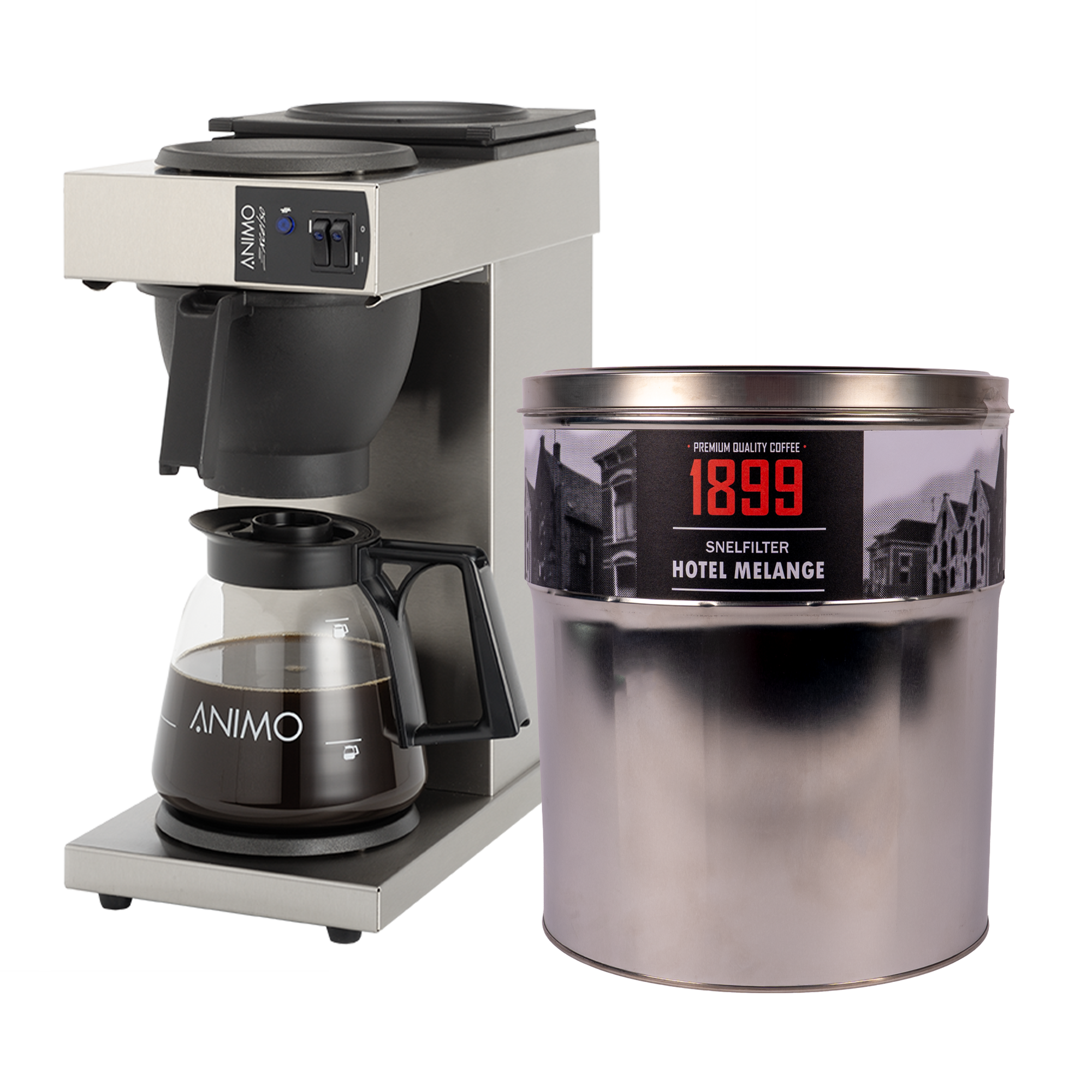 Actie Animo Excelso + 1899 Hotelmelange 5kg blik 